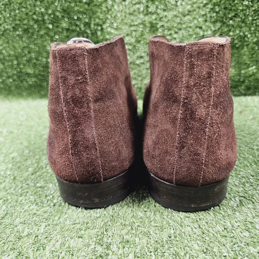 Peluso Napoli Brown Suede Chukka Ankle Dress Boots Mens Size US 11